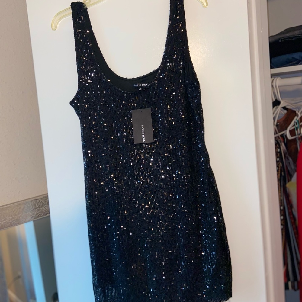 Fashion nova mini sequin dress